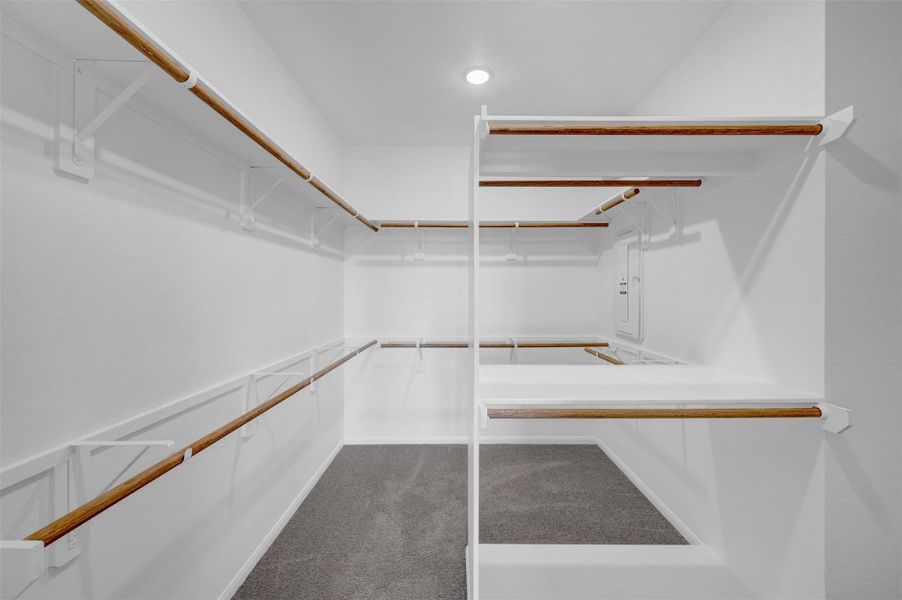 Primary walk-in closet
