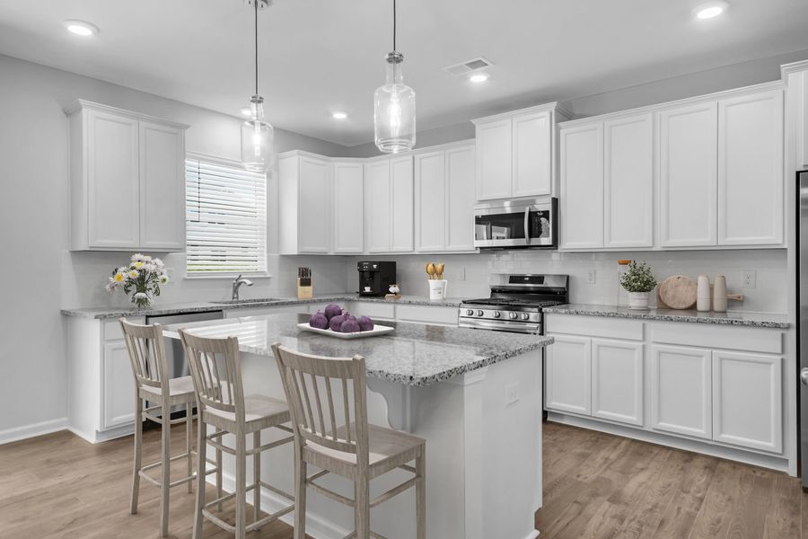 Representative furnished interior of a home built from the The Pinewood by Stanley Martin Homes in Bridgeport Single Family Homes, Greenville (Image 4).