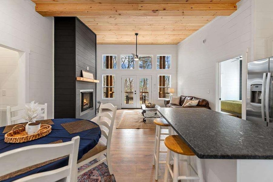 Furnished interior view inside a new home in , Morganton (Image 16).
