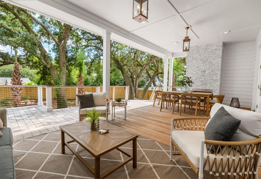 Exterior details and patio area of a home in , Mount Pleasant (Image 29).