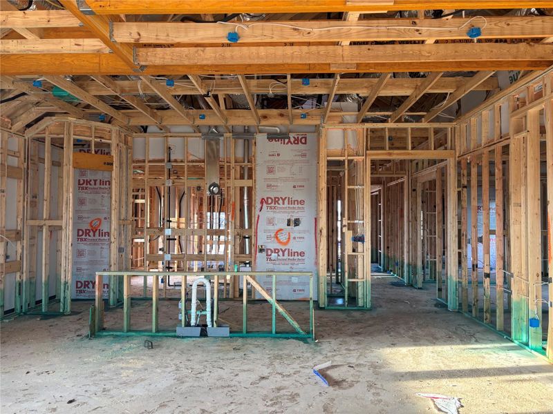 Open Concept Kitchen with center island