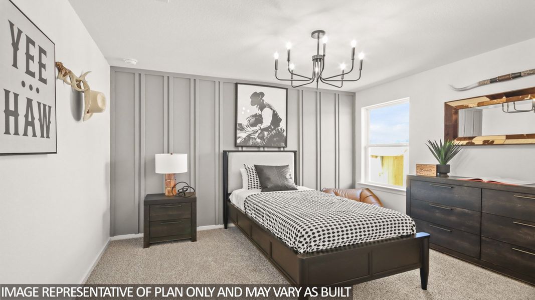 Furnished interior view inside a new home in River Ranch Trails, Dayton (Image 11).