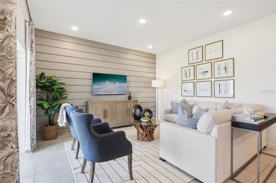 Furnished interior view inside a new home in Hidden Cove, Eustis (Image 29).