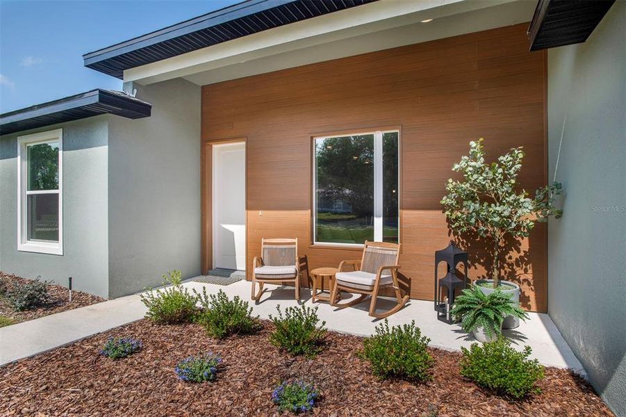Front exterior of a new home in Marion Oaks, Ocala, FL, highlighting curb appeal (Image 1).