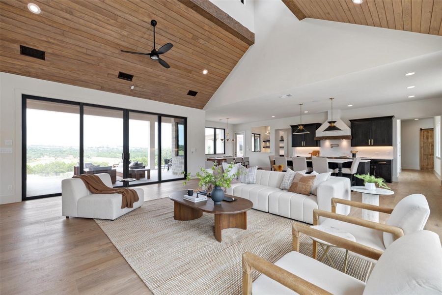 Furnished interior view inside a new home in , Austin (Image 6). Furnished interior view inside a new home in , Austin (Image 6).