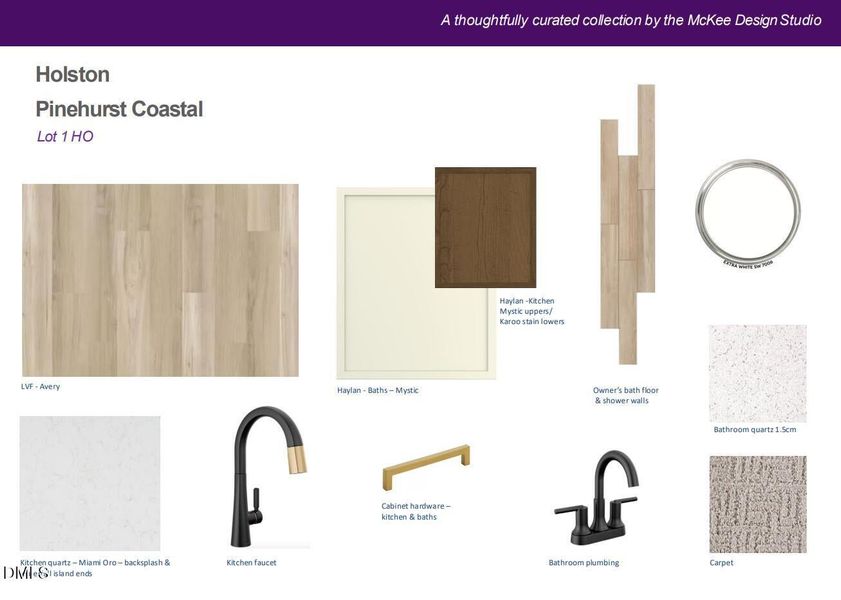 Sample of building materials used in homes in Holston, Fuquay Varina (Image 3).