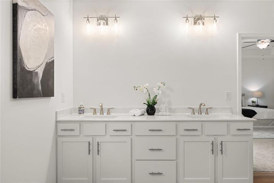 Furnished interior view inside a new home in , Loganville (Image 34).