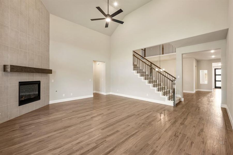 Spacious, unfurnished interior of a new home in Triple Diamond Ranch, Mansfield (Image 21). Spacious, unfurnished interior of a new home in Triple Diamond Ranch, Mansfield (Image 21).