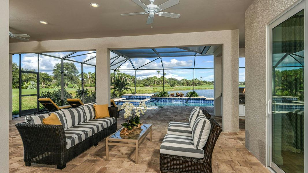 Representative exterior details of a home built from the Captiva by Neal Communities in Grand Palm Real Estate and Homes for Sale in Venice, FL - Neal Communities, Venice (Image 3).