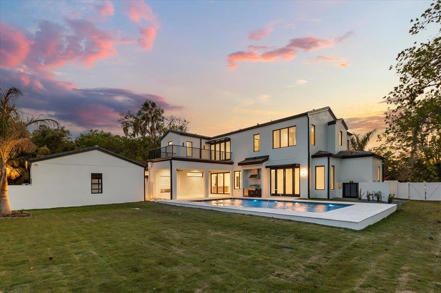 Exterior details and patio area of a home in , Winter Park (Image 41). Exterior details and patio area of a home in , Winter Park (Image 41).
