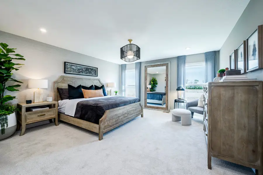 Representative furnished interior of a home built from the Grandin by Fischer Homes in The Dunes at Sandbar, Santa Rosa Beach (Image 65).