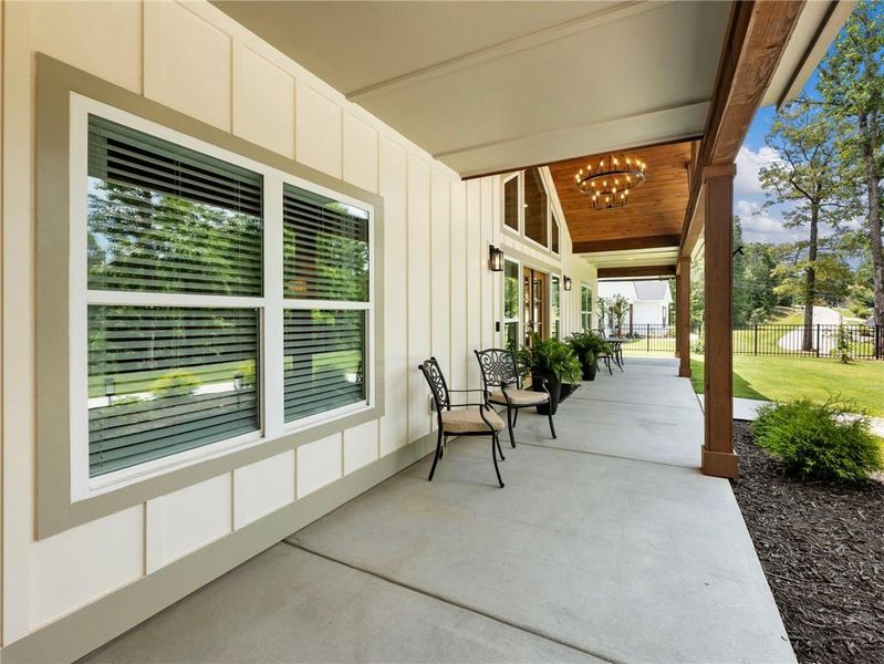 Exterior details and patio area of a home in , Cornelia (Image 19). Exterior details and patio area of a home in , Cornelia (Image 19).