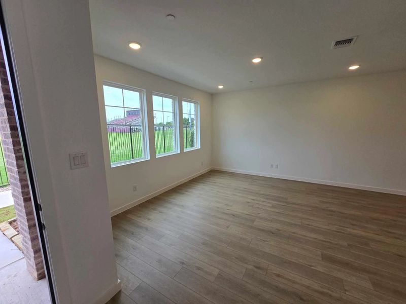 Family Room Construction Progress