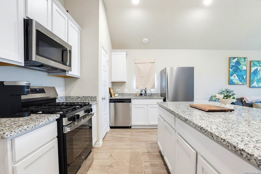 Furnished interior view inside a new home in , San Antonio (Image 12).