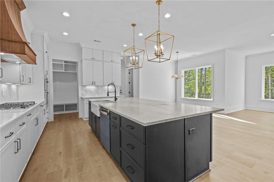 Furnished interior view inside a new home in , Buford (Image 15).