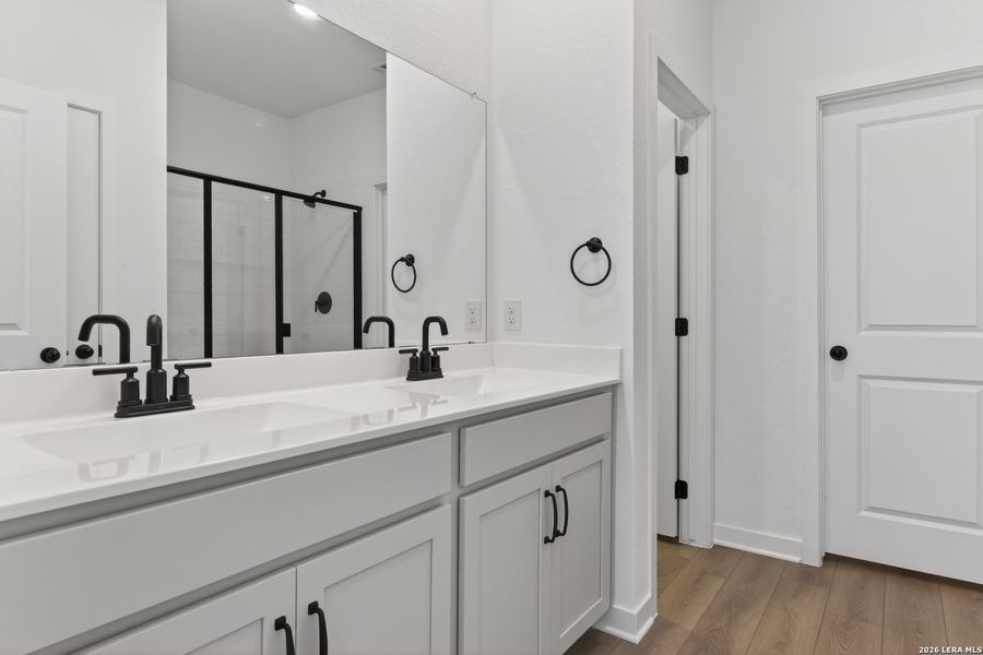 Furnished interior view inside a new home in The Wilder, Adkins (Image 11).