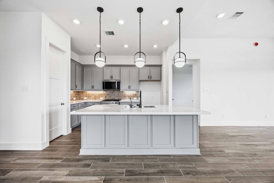 Furnished interior view inside a new home in Elyson, Katy (Image 4).