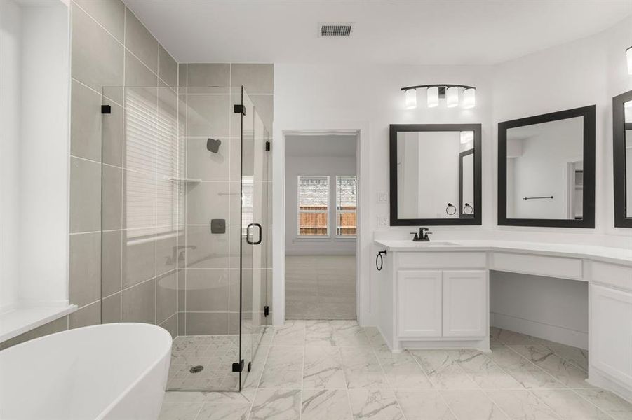 Furnished interior view inside a new home in Grayhawk Addition, Forney (Image 16).