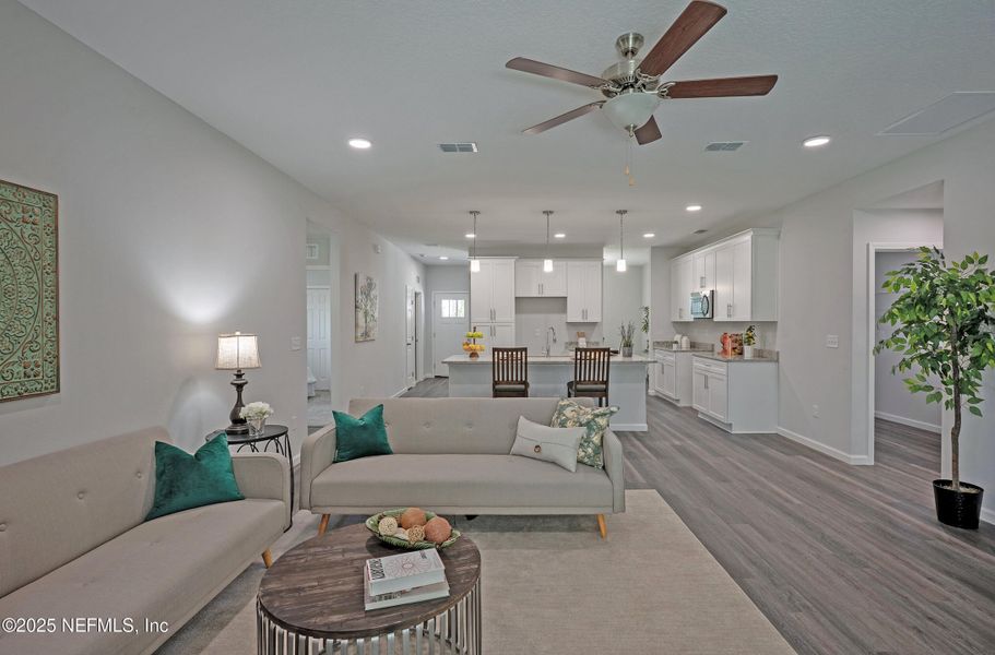 Furnished interior view inside a new home in , Jacksonville (Image 39).