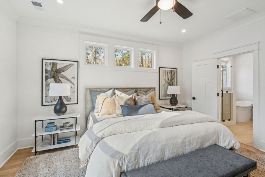 Furnished interior view inside a new home in Waterloo Estates, Johns Island (Image 16).