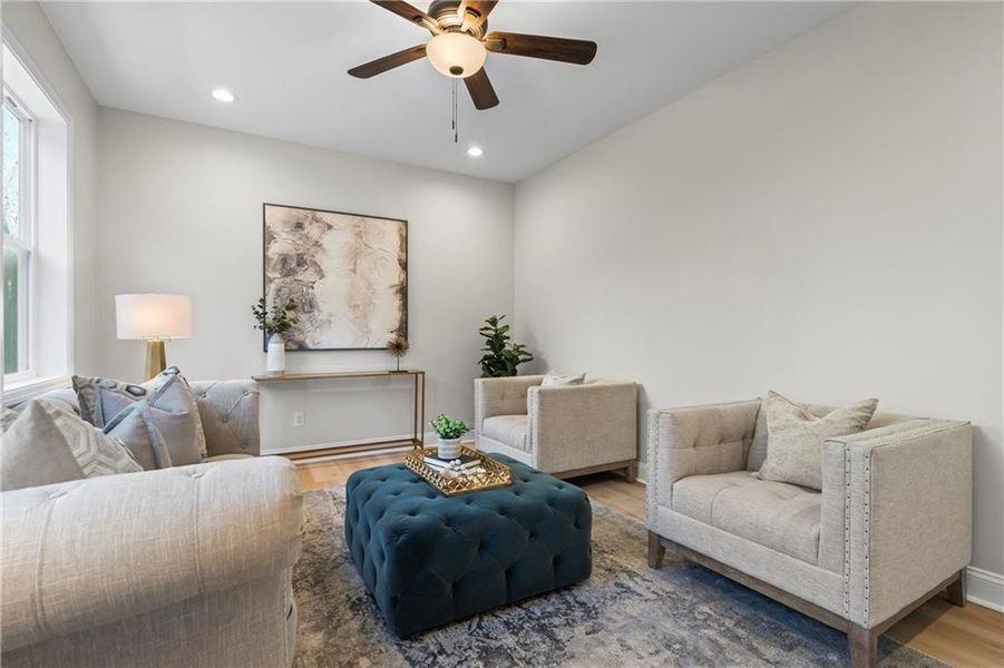 Furnished interior view inside a new home in , Gainesville (Image 16).