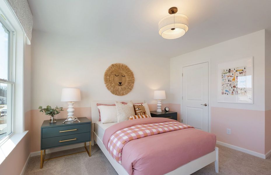 Furnished interior view inside a new home in Highlands of Carter's Station, Columbia (Image 35).