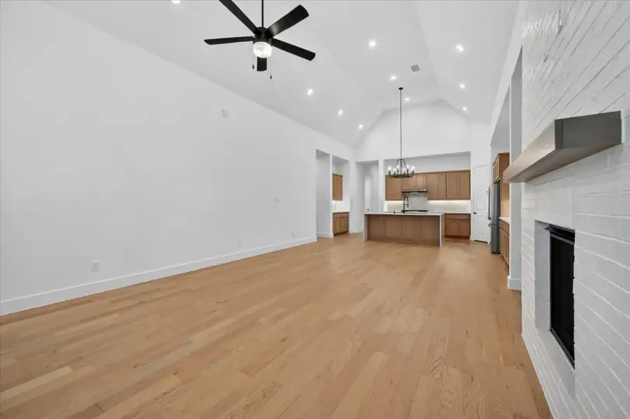 Representative Family Room/Dining Room - some options shown