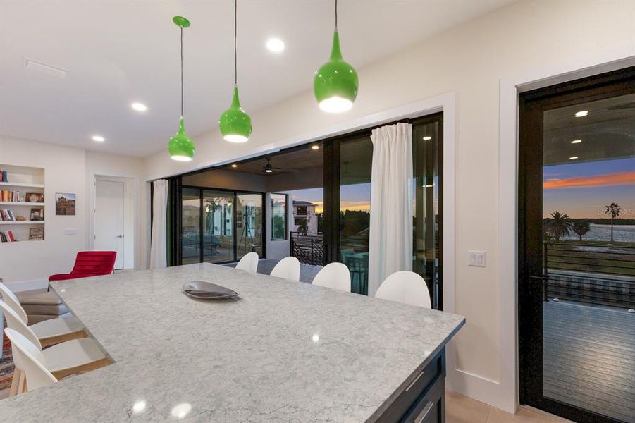 Furnished interior view inside a new home in , Longboat Key (Image 7).