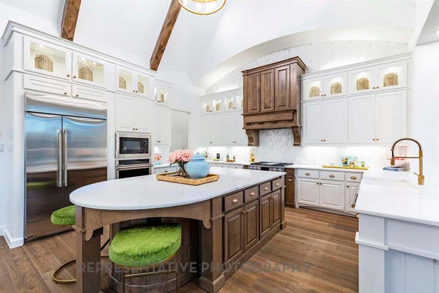 Furnished interior view inside a new home in Star Trail, Prosper (Image 12).