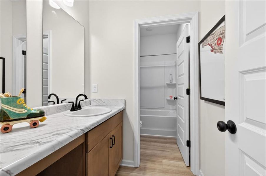 Furnished interior view inside a new home in The Stiles, Cartersville (Image 36).