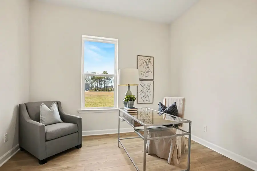 Sample Flex Room photo. Actual structural options and design finishes of home may vary.