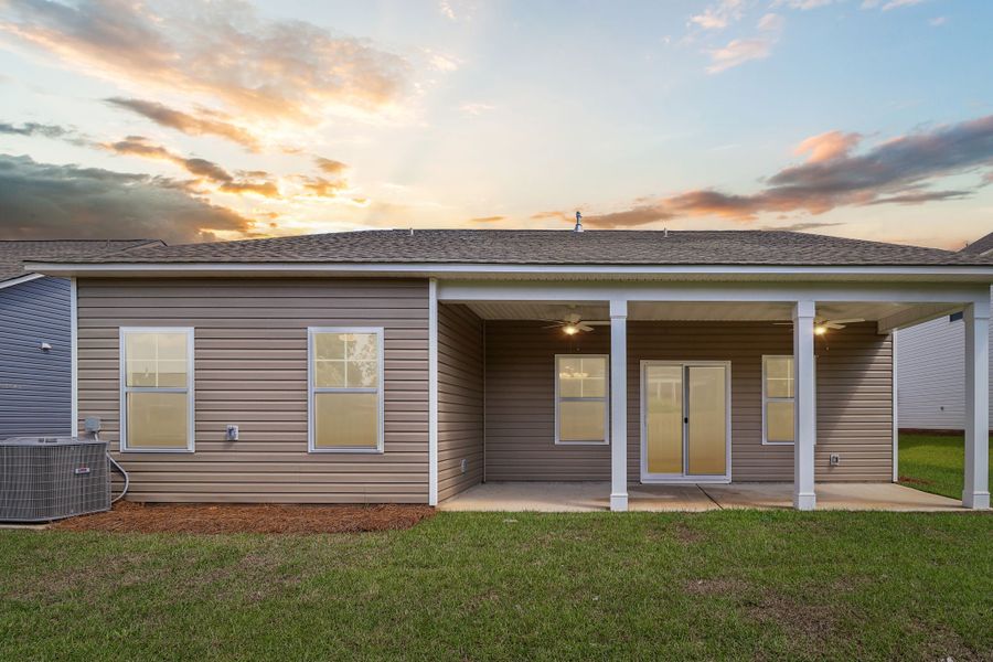 Representative exterior photo of a completed home built from the Talbot II by Great Southern Homes in Southbridge, Sumter, SC (Image 22).