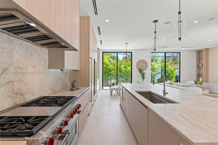 Furnished interior view inside a new home in , Coral Gables (Image 13).
