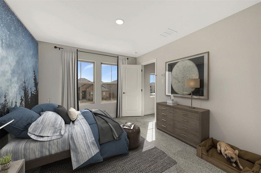 Furnished interior view inside a new home in Gateway Parks, Forney (Image 18).