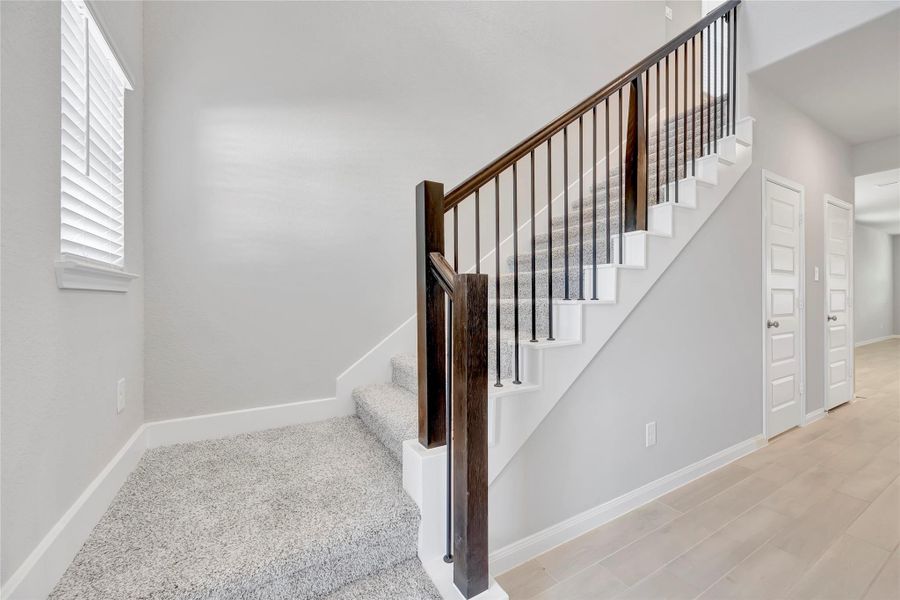 Photo is not of the actual home, but is an inspirational photo of builder’s model home and may depict options, furnishings, and/or decorator features that are not included