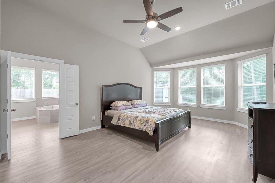 Furnished interior view inside a new home in Moran Ranch, Willis (Image 8). Furnished interior view inside a new home in Moran Ranch, Willis (Image 8).