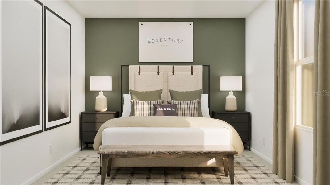 Furnished interior view inside a new home in Crosswinds, Haines City (Image 5).