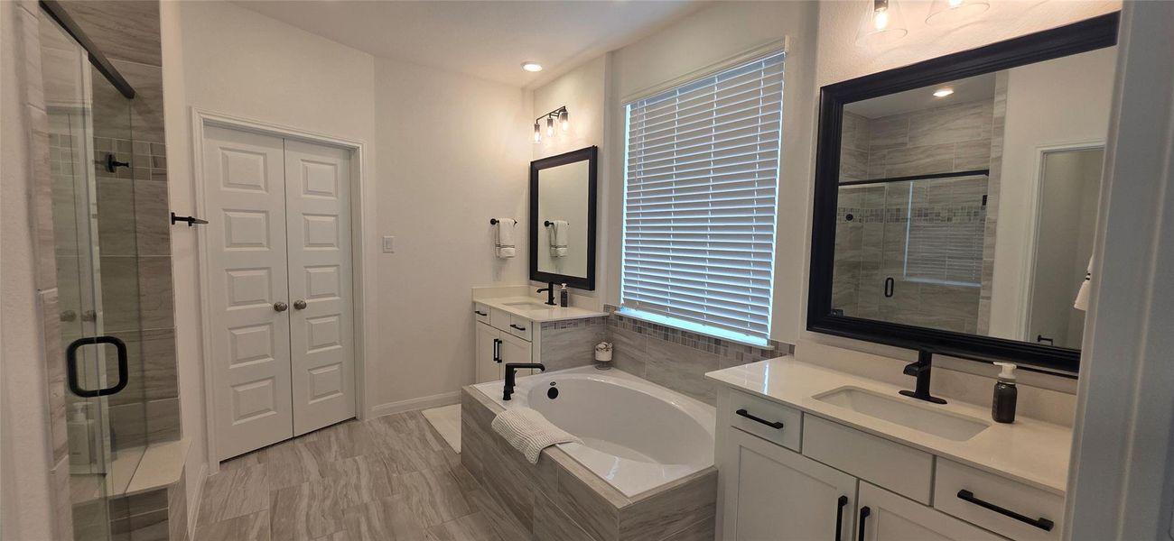 Furnished interior view inside a new home in , Houston (Image 9).
