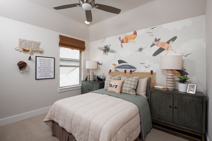 Representative furnished interior of a home built from the Sage by Tri Pointe Homes in The Retreat at Harvest, Argyle (Image 14).