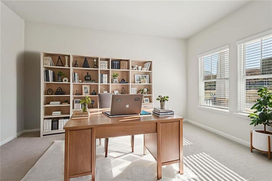 Furnished interior view inside a new home in Ivey Township, Dallas (Image 29).