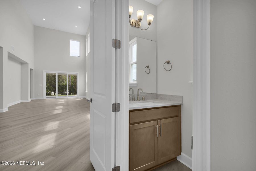 Furnished interior view inside a new home in Seabrook Village at Seabrook, Nocatee (Image 16).