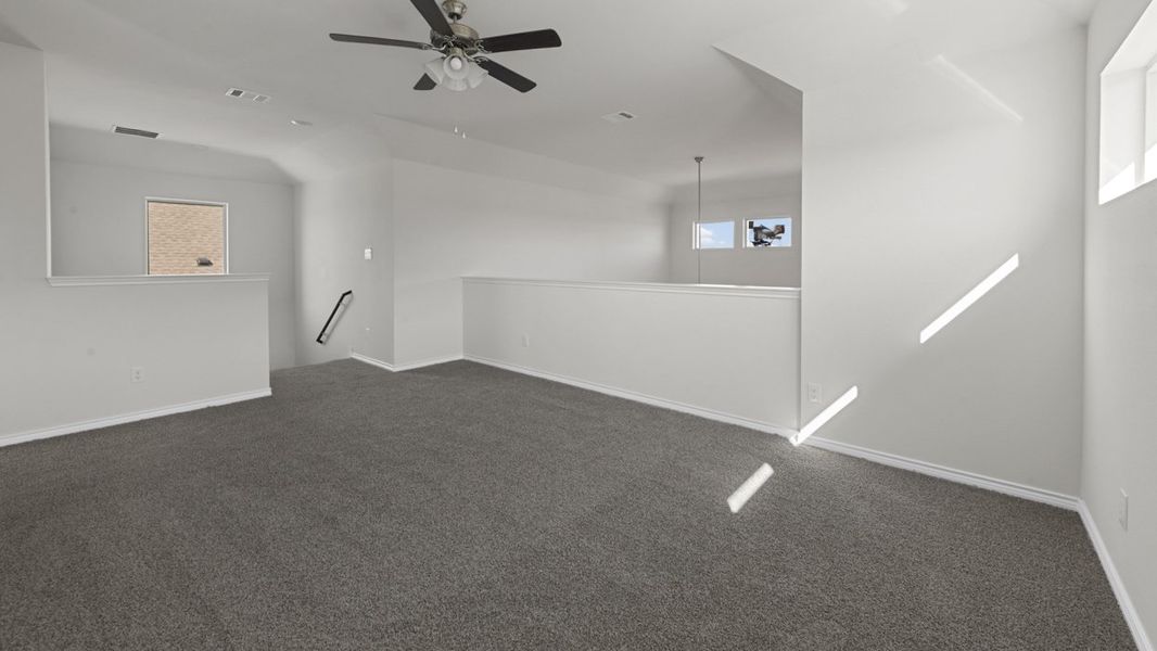 Representative unfurnished interior of a home built from the Tangerine by D.R. Horton in Fireside by the Lake, Garland (Image 15). Representative unfurnished interior of a home built from the Tangerine by D.R. Horton in Fireside by the Lake, Garland (Image 15).