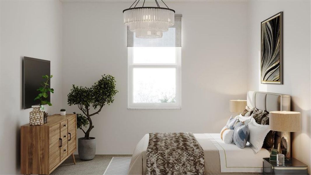 Furnished interior view inside a new home in , Davie (Image 10).