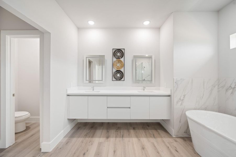 Furnished interior view inside a new home in Metro Village, Houston (Image 9).