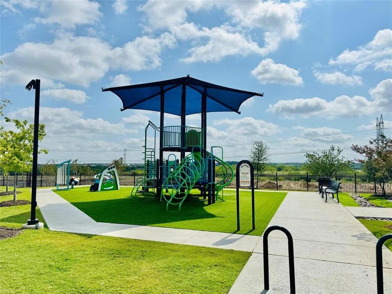 View of community playground