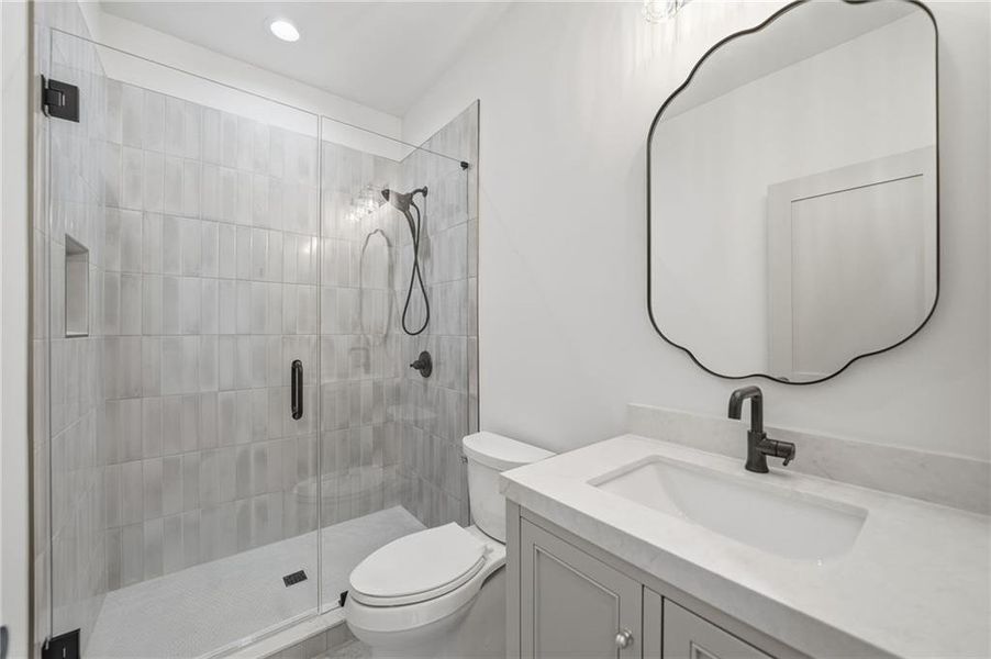 Furnished interior view inside a new home in , Canton (Image 42).