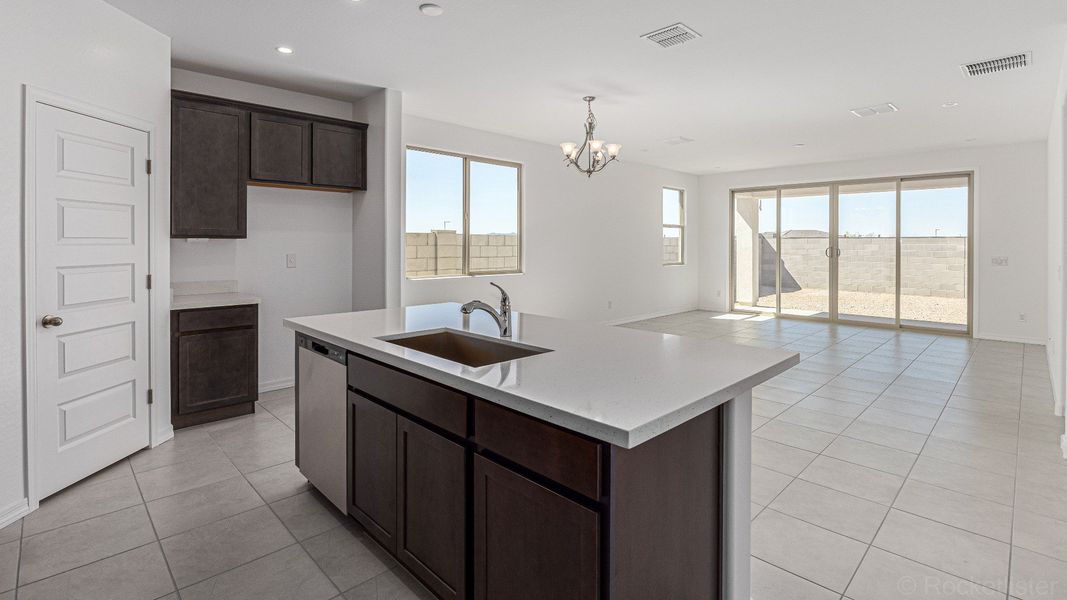 Furnished interior view inside a new home in Teravalis, Buckeye (Image 5).