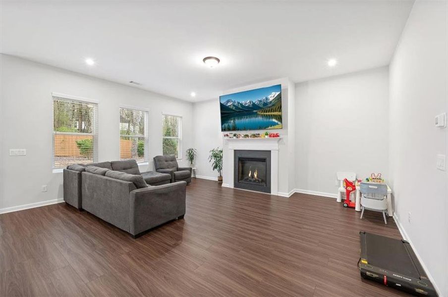 Furnished interior view inside a new home in Enclave at Edgewater, Holly Springs (Image 8).
