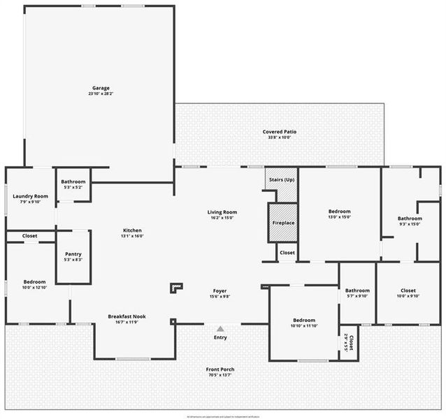 2D floor plan layout of this home in , Monticello, GA (Image 6).