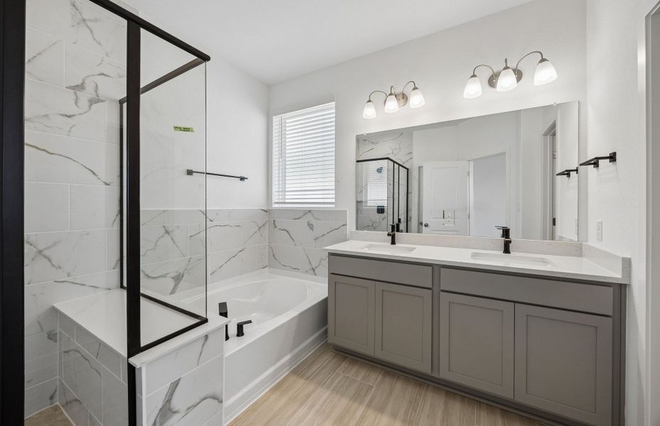 Furnished interior view inside a new home in Sunfield, Buda (Image 6).